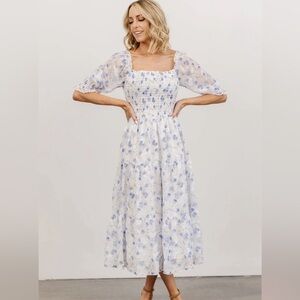 Baltic Born Fabian Jacquard Midi Dress
